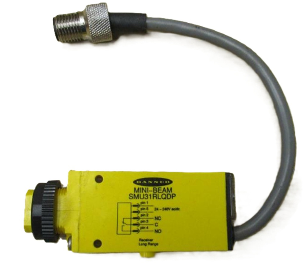 Banner SMU31RLQDP 67929 Photoelectric Sensor, Receiver [New]