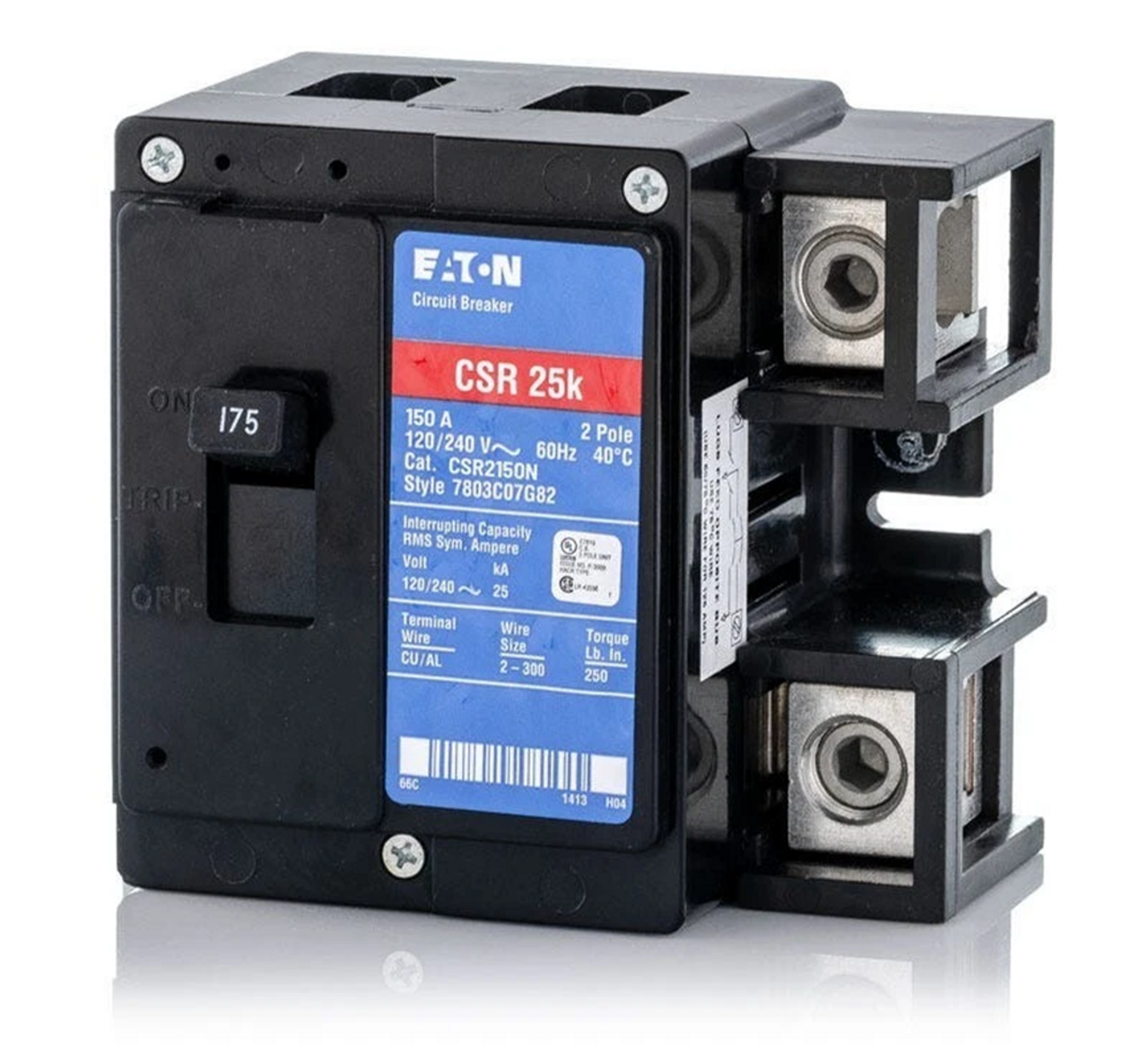 Eaton CSR2150N Circuit Breaker, Type CSR, 150A, 2-Pole, 120/240V [New]
