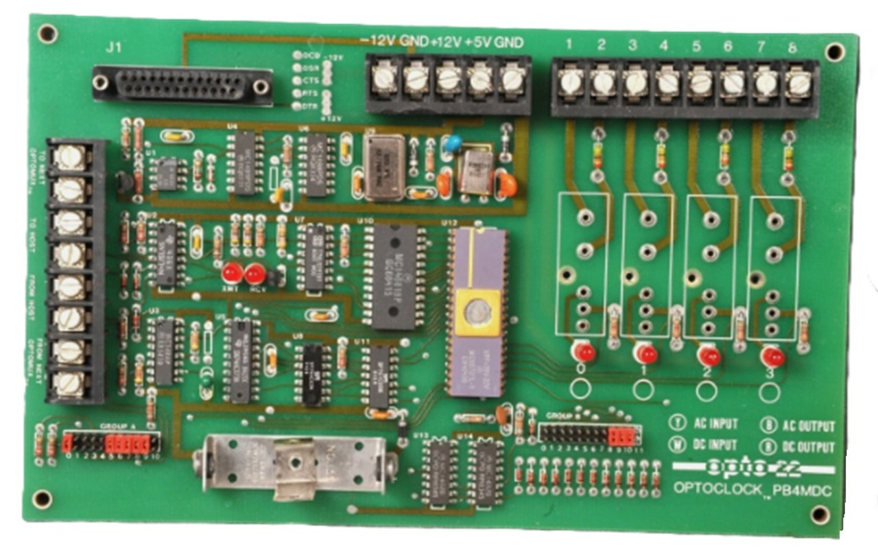 Opto 22 PB4MDC 4-Point Digital Controller, Real Time Clock & Converter [New]