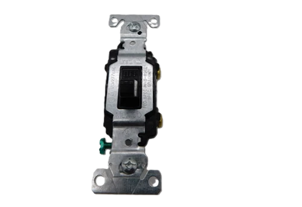 Eaton CSB120BK-BX-LW Commercial Grade Toggle Switch / Light Switch, 20A, Black [New]