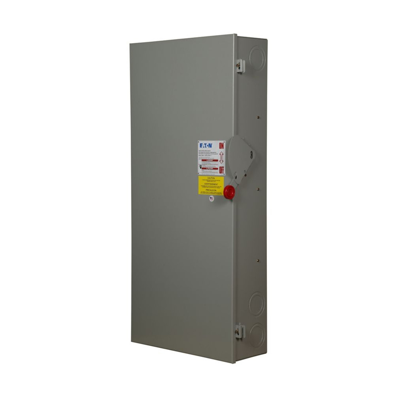 Eaton DG326UGK Disconnect Safety Switch, 600A, 240V, NEMA 1, Non-Fusible [New]