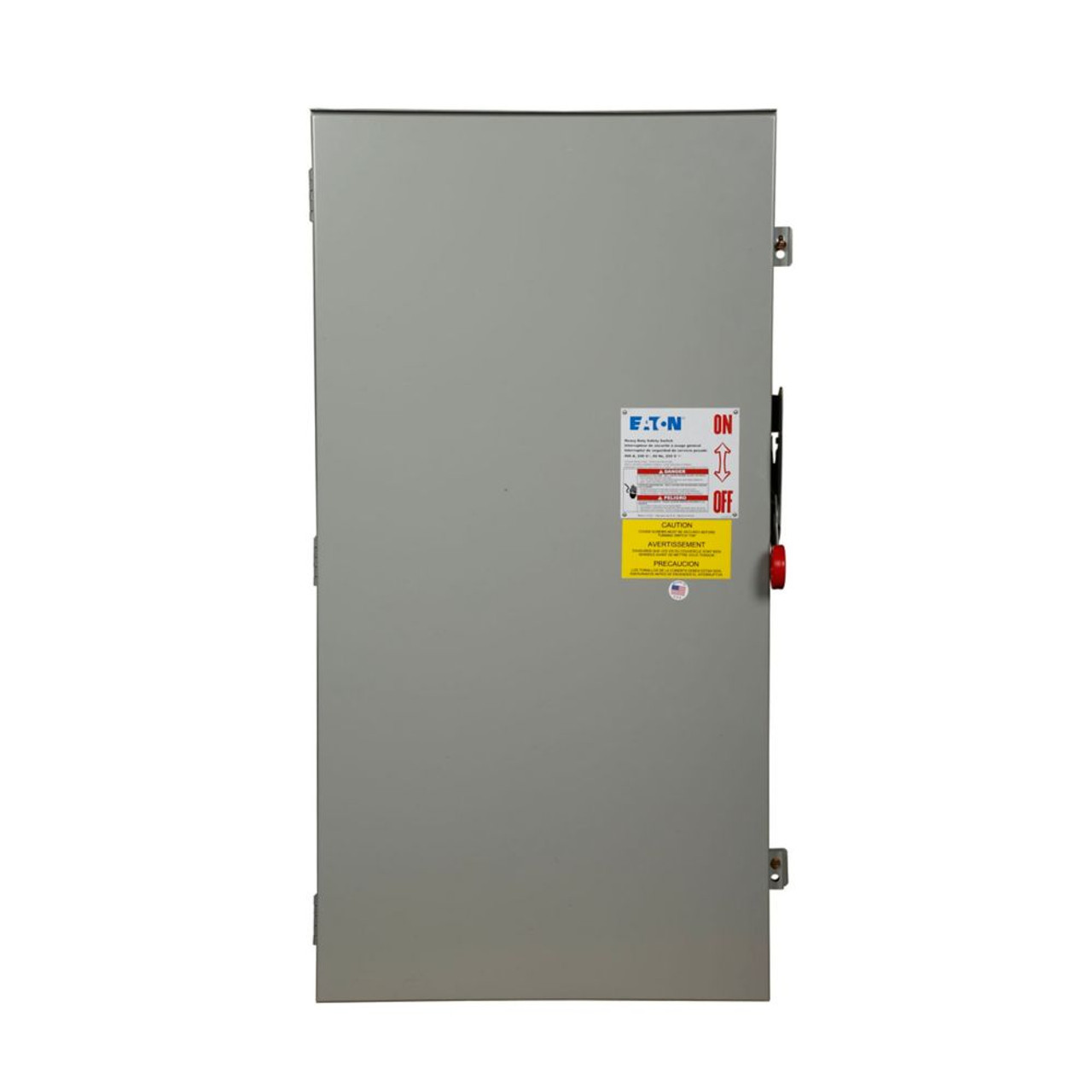 Eaton DH225FRK Disconnect Safety Switch, 2-Pole, 240V, 400A, Fused [New]