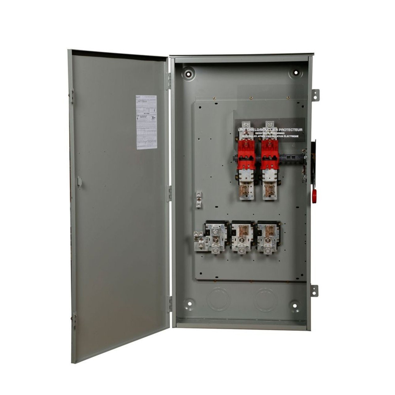 Eaton DH225FRK Disconnect Safety Switch, 2-Pole, 240V, 400A, Fused [New]