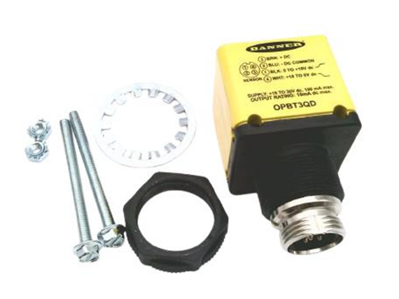Banner OPBT3QD 27330 Analog OMNI-BEAM Sensor Power Block [New]