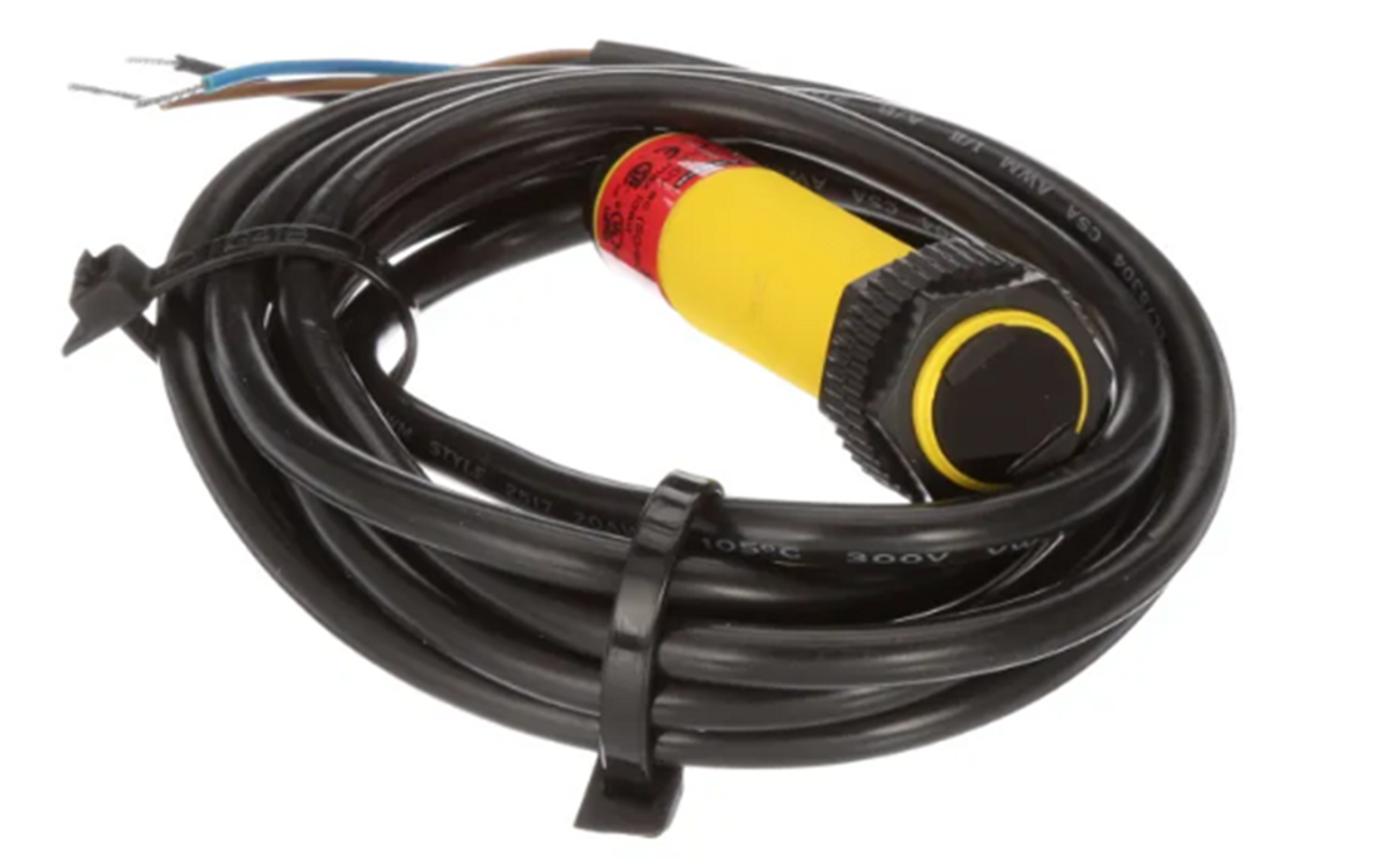 Banner S18AW3FF100 56586 EZ-BEAM Fixed Field Sensor, 100 mm Range [New]
