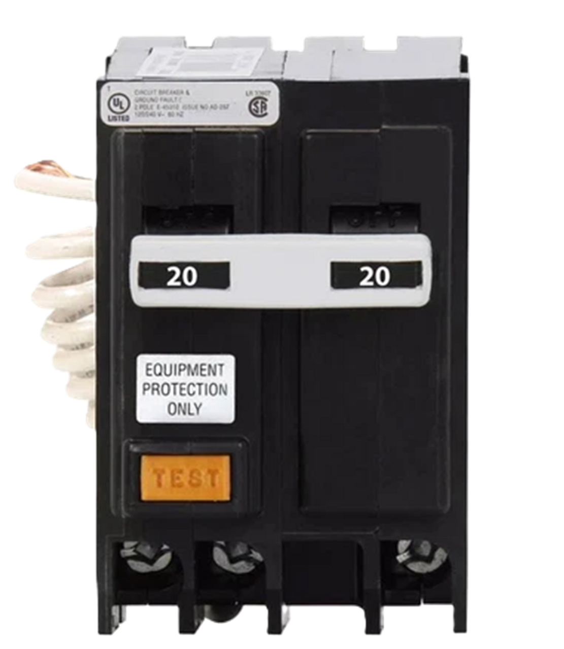 Eaton GFEP220 GFCI Circuit Breaker, 20A, 2-Pole, 120/240V [New]