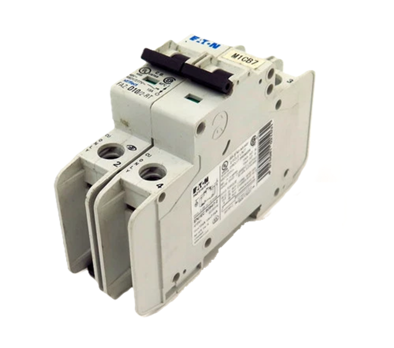 Moeller Eaton FAZ-D10/2-RT 102227 Miniature Circuit Breaker, 10A, 2-Pole [New]