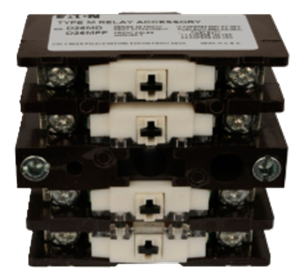 Eaton D26MD40 Machine Tool Relay Front Deck, for D26 Series, 4NO [New]