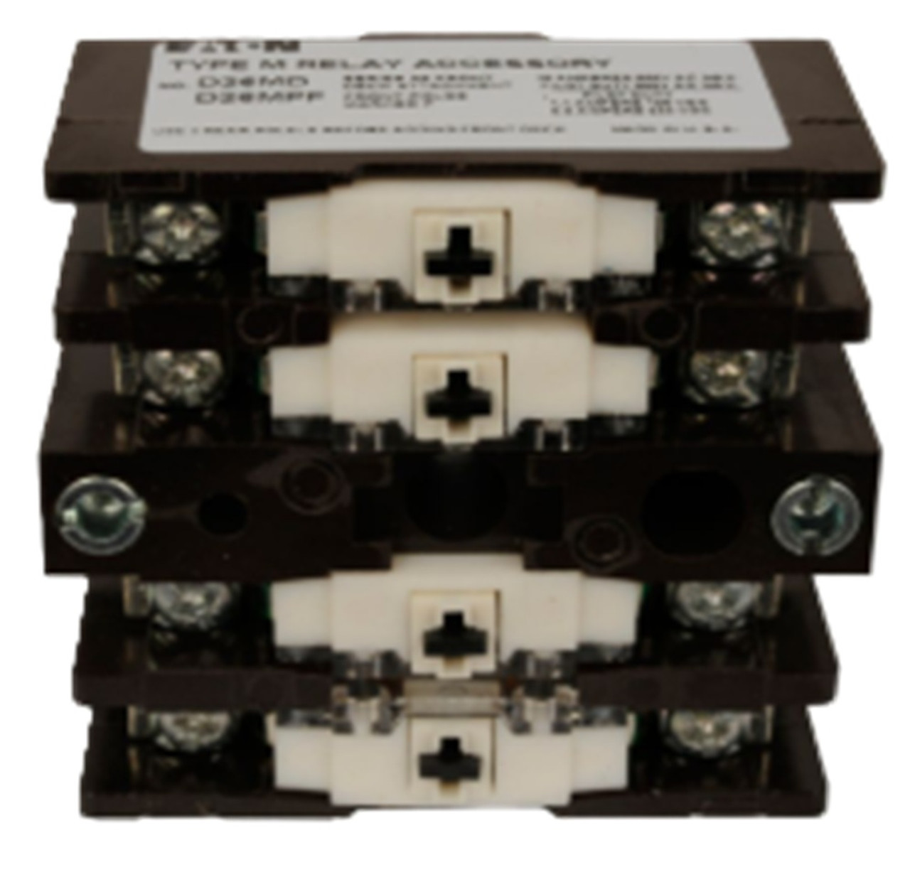 Eaton D26MD10 Front Deck for D26 Series Relays, 1NO Contact [New]