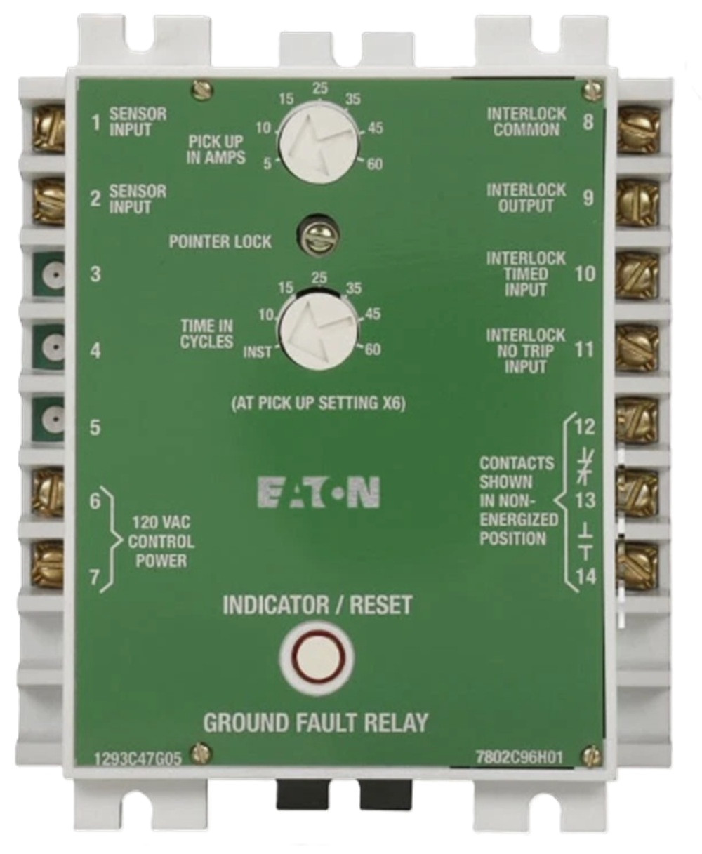 Cutler-Hammer Eaton GFR60E Ground Fault Relay [New]