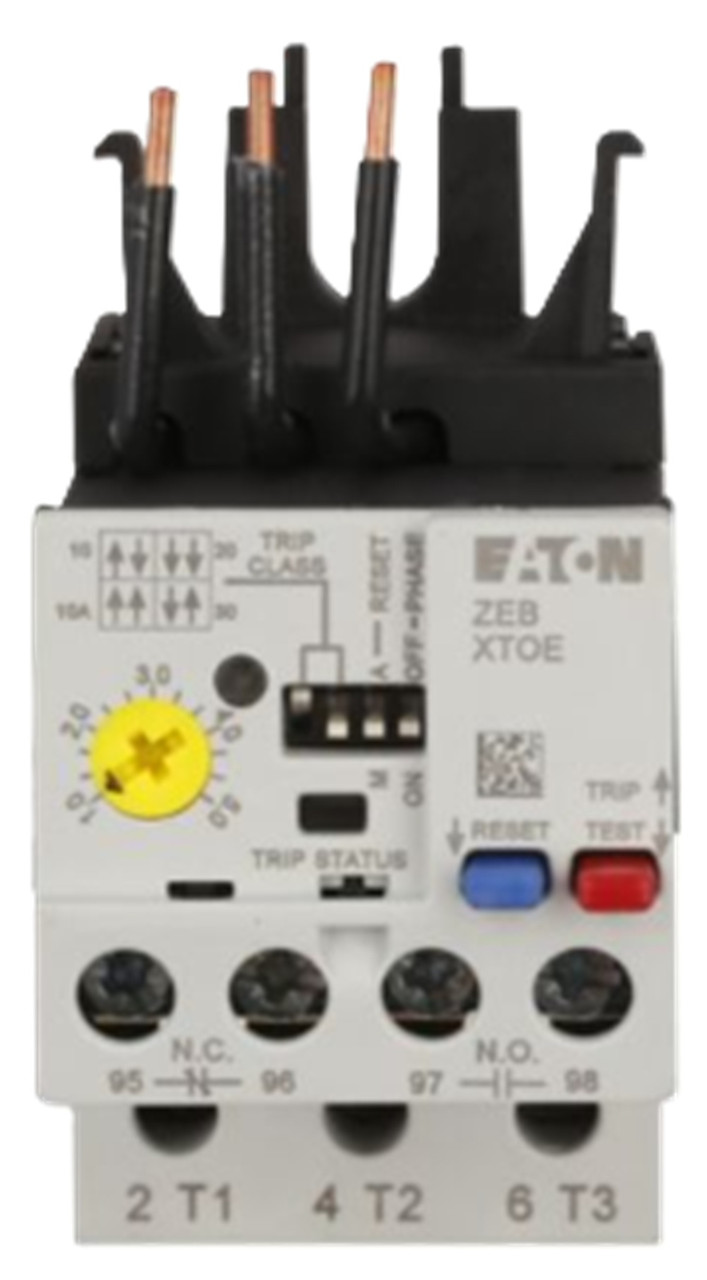 Eaton XTOE1P6BCS XT IEC Electronic Overload Relay, 0.33-1.65A [New]