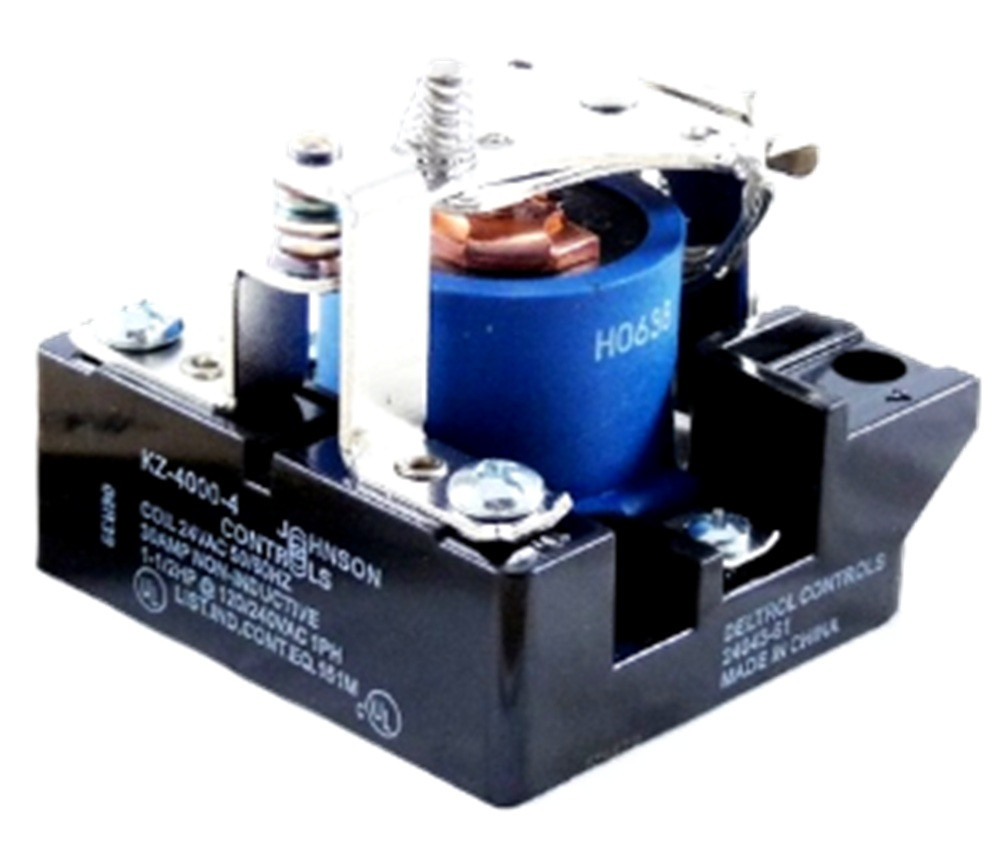 Johnson Controls KZ-4000-4 General Purpose Open Relay, SPDT, 24 VAC [New]