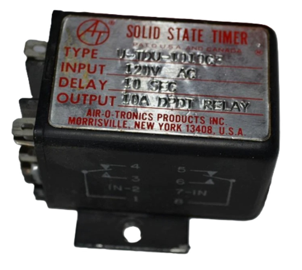 Air-O-Tronics U-TDU-1010C3 Timing Relay 10A 120VAC [New]