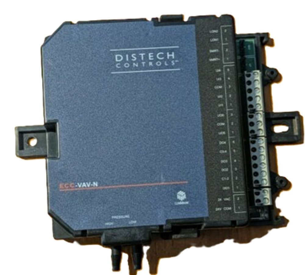 Distech ECC-VAV-N 10-Point Single Duct VAV Configurable Controller [Refurbished]