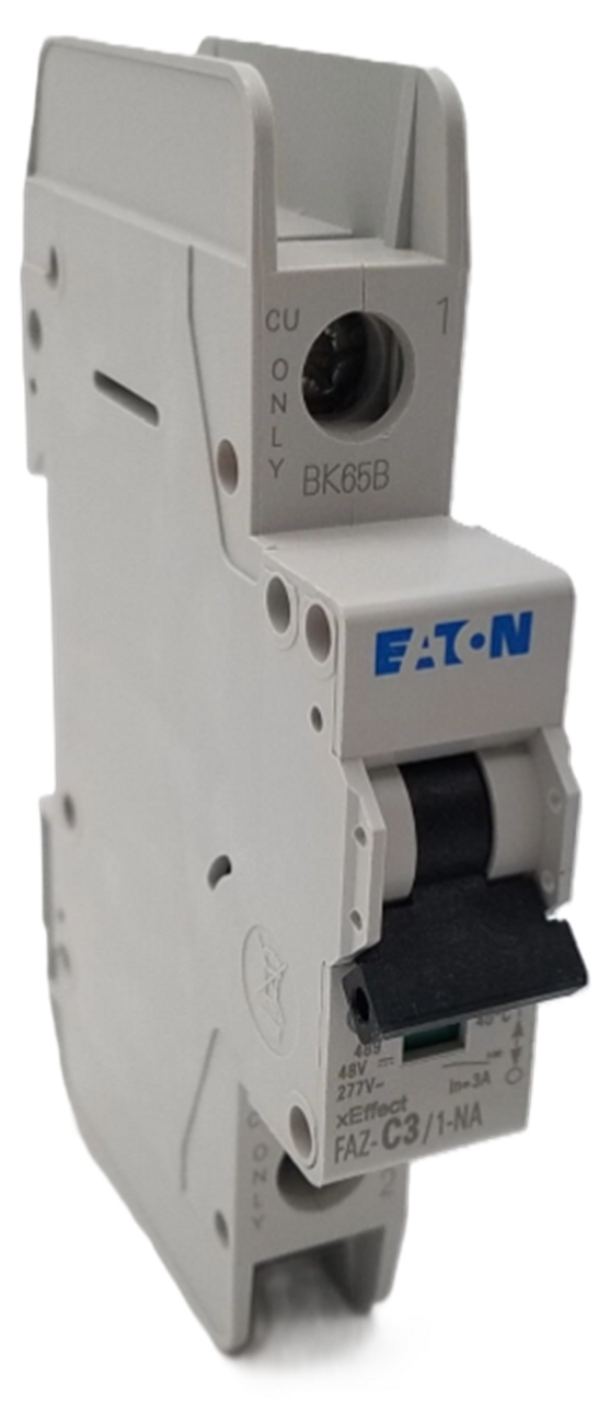 Moeller Eaton FAZ-C3/1-NA-SP 167127 Circuit Breaker, 1-Pole, 3A, C Curve [New]