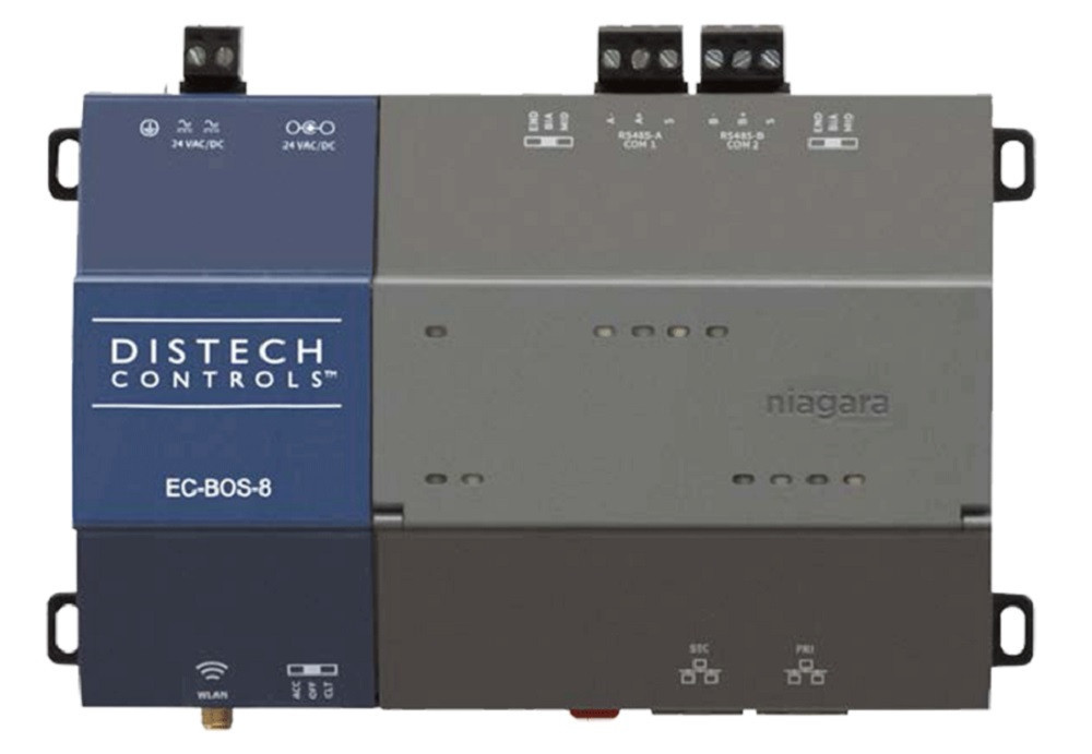 Distech CDIDI-BOS8NOWIFI EC-BOS-8 Controller, 2 RS485, 2 10/100MB ...