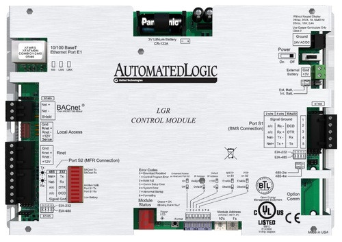 ALC Automated Logic LGR25 LGR High Speed Ethernet BACnet Router, 25 3rd Party Pt [Refurbished]