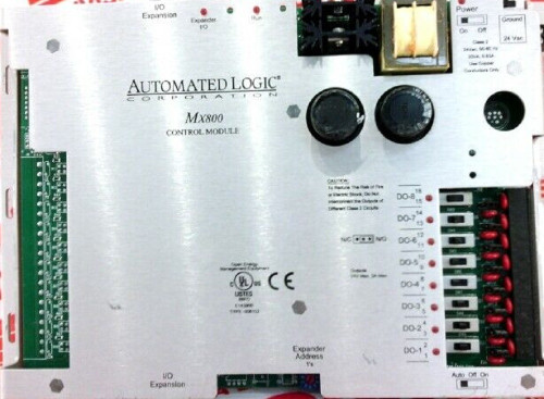 Automated Logic ALC Automated Logic MX800 M-Line Expander Control Module, 8 Digital Outputs [Refurbished] 