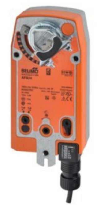  Belimo AFB24 Damper Actuator, 180 in-lb [20 Nm], Spring Return, AC/DC 24 V [New] 