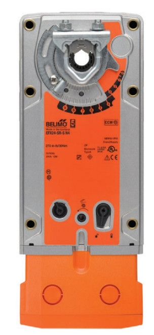 Belimo EFX24-SR-S N4 Actuator, 270in-lb 30Nm, Spring Return, 2-10 V, NEMA 4, Mod [New]