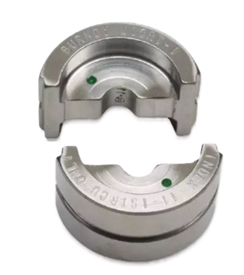 Burndy U25RTW 12 Ton U Crimper Die, Copper Wide, 1/0 AWG, Y35 Y39 Y46 Y775 [Refurbished]