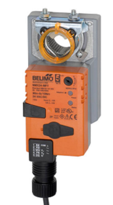 Belimo NMB24-MFT Damper Actuator, 90 in-lb 10 Nm, Non Fail-Safe, 2...10 V [New]