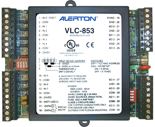 Alerton Ibex Honeywell VLC-853 PLC Logic Controller for HVAC and Equipment [New]