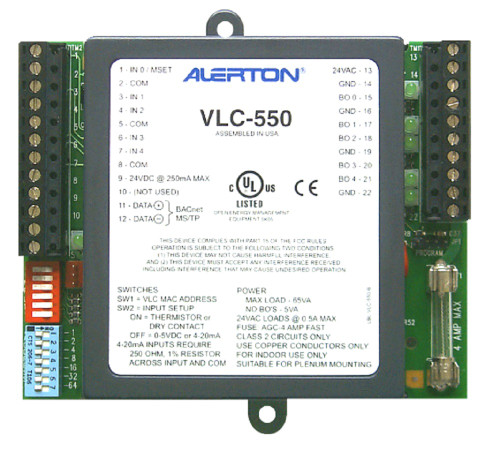 Alerton Honeywell VLC-550 PLC Programmable Logic Controller for HVAC Equipment [New]