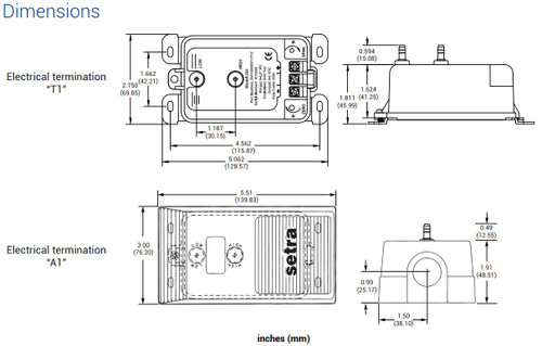 Setra 2641010WD11A1D DPT2641-010D 264 Series Differential Pressure Transmitter [New]