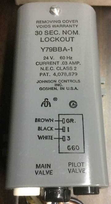 Johnson Controls Y79BBA-1