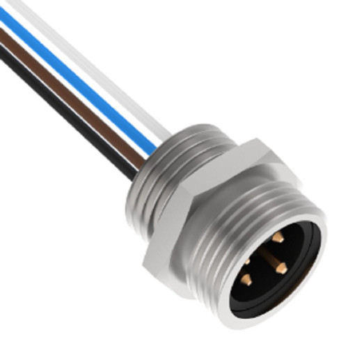 Banner MBC4 25227 Mini-Style Quick Disconnect Receptacle; 4 Pin Male Pin-Out [New]