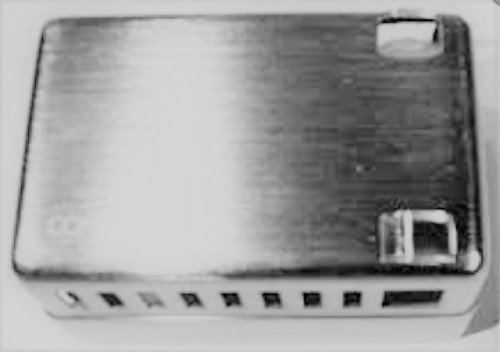 Johnson Controls T-4506-2004 Ni Horz Dual Window Thermostat Cover [New]