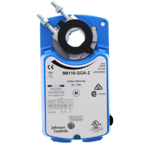 Johnson Controls M9116-GGA-2 Non Spring Return Actuator, 0 to 10 VDC (140 lb-in) [New]