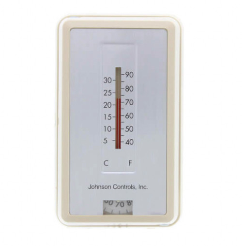 Johnson Controls T-4100-1 Direct Acting Non-Relay Vertical Pneumatic Thermostat [New]