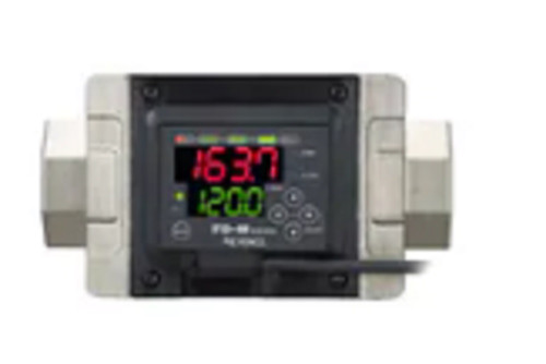 Keyence FD-M100AYP Process Flow Sensor, Main Unit, Landscape, 100 L/min, PNP [New]