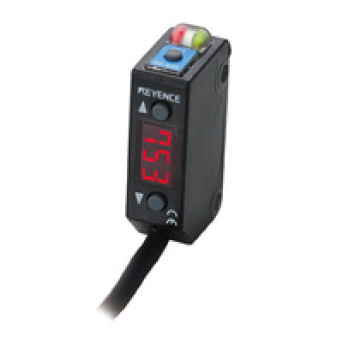 Keyence PZ-V71P Photoelectric Sensor w/Amp, Square Reflective Cable Type, PNP [New]