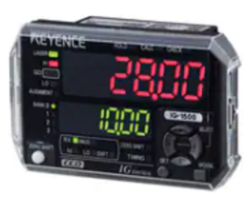 Keyence IG-1500 CCD Laser Micrometer Sensor, Amplifier Unit, Panel Mount Type [New]