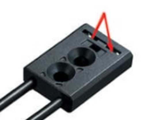 Keyence FU-38L Digital Fiber Optic Sensor, Definite-Reflective Fiber Unit [New]