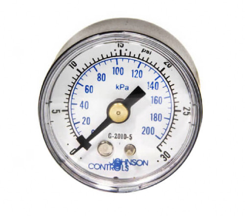 Johnson Controls G-2010-23 Air Pressure Gauge, 0-100 PSI Range [New]