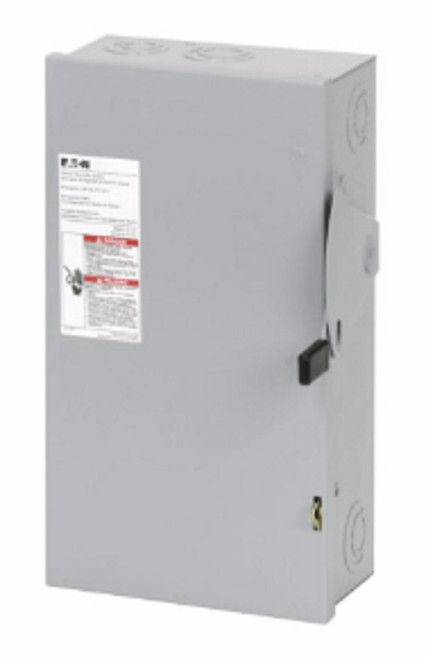 Cutler-Hammer Eaton DG322NGB Safety Switch General Duty 3P 60A 240V 4W NEMA 1 [New]