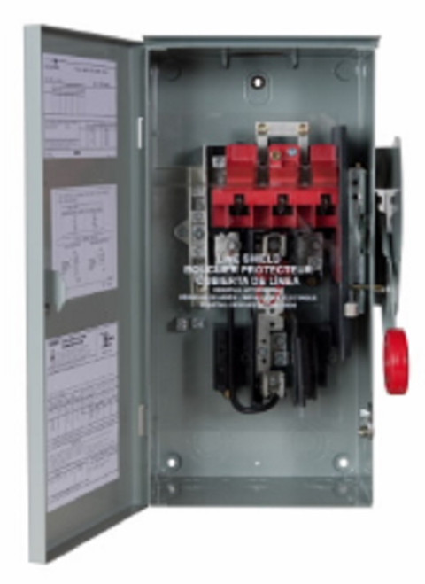 Cutler-Hammer Eaton DH161URKN Safety Switch Heavy Duty 1P 30A 600V 50/60Hz 3R [New]