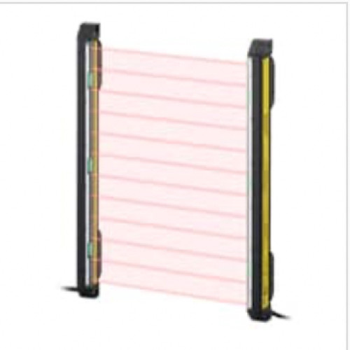 Keyence GL-S08FH Safety Light Curtains, Flat Type, 8 Beam Axes [Refurbished]