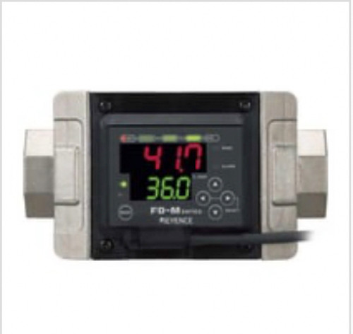 Keyence FD-MZ50AYKP Electromagnetic Flow Sensor, Main, Landscape, 50 L/min, PNP [New]