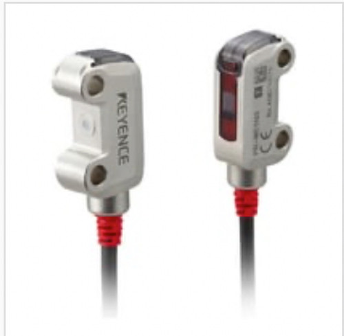 Keyence PR-M51C3PL Mini Photoelectric Sensor, Mini-Slim Transmissive, M8, 1.2m [New]