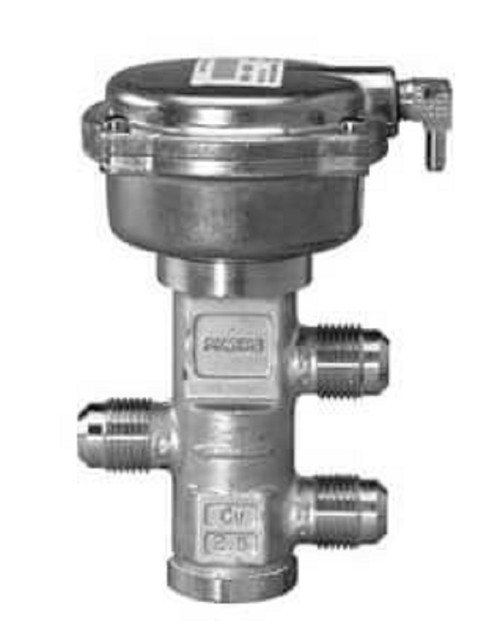 Siemens 656-0009 Powermite 3-Way Mixing Valve, 1/2" Flare, 10-15 psi, 2.5 cv [New]