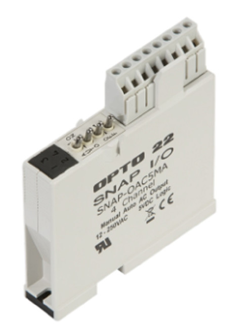 Opto 22 SNAP-OAC5MA SNAP 4-Ch Isolated 12-250 VAC Digital Discrete Output Module [New]