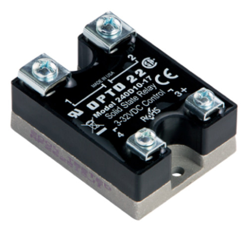 Opto 22 240D10-17 240 VAC, 10 Amp, DC Control Solid State Relay SSR, Replacement [New]