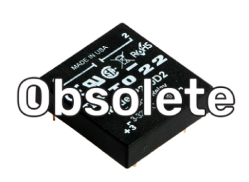 Opto 22 P240D2 P Model, 240 VAC, 2 Amp, DC Control Solid State Relay SSR [New]