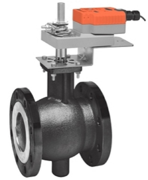 Belimo B6400VB-350+GKX24-MFT-X1 Ball Valve (VB), 4", 2-Way, ANSI Class 150 [New]