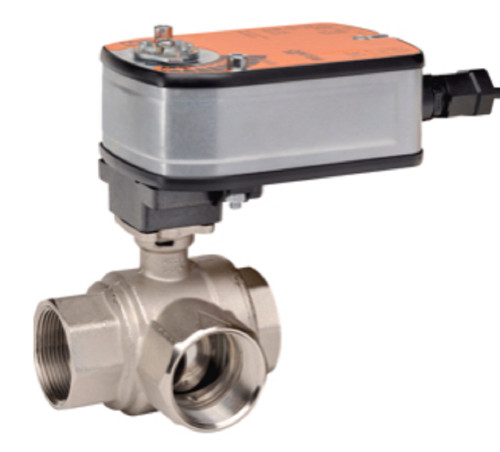 Belimo B312B+LF24-3 US Characterized Control Valve (CCV), 1/2", 3-Way, Cv 3 [New]